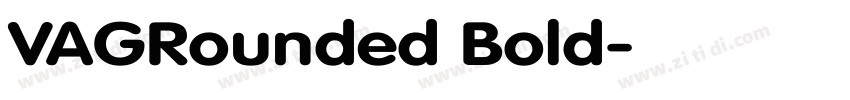 VAGRounded Bold字体转换